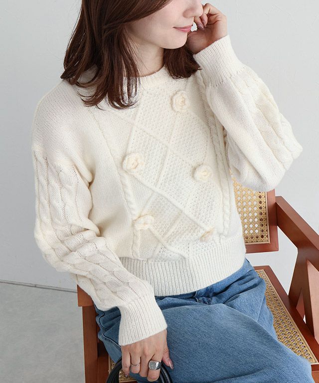 163cm / アイボリー / M