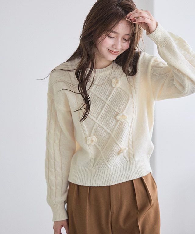 166cm / アイボリー / M