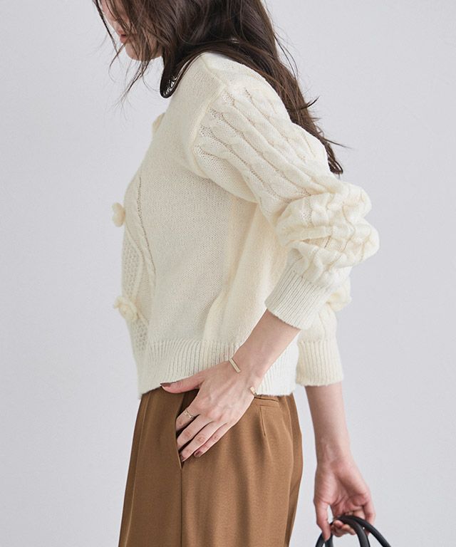 166cm / アイボリー / M