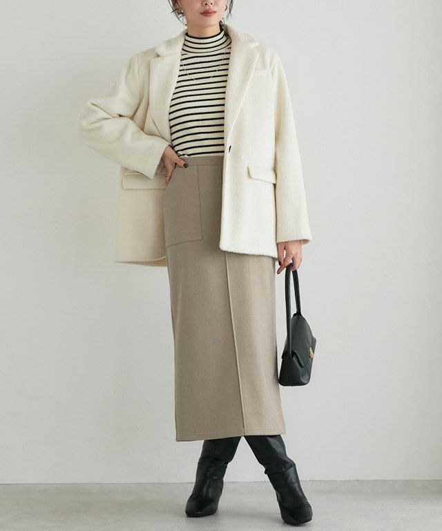 167cm / 杢グレージュ / M