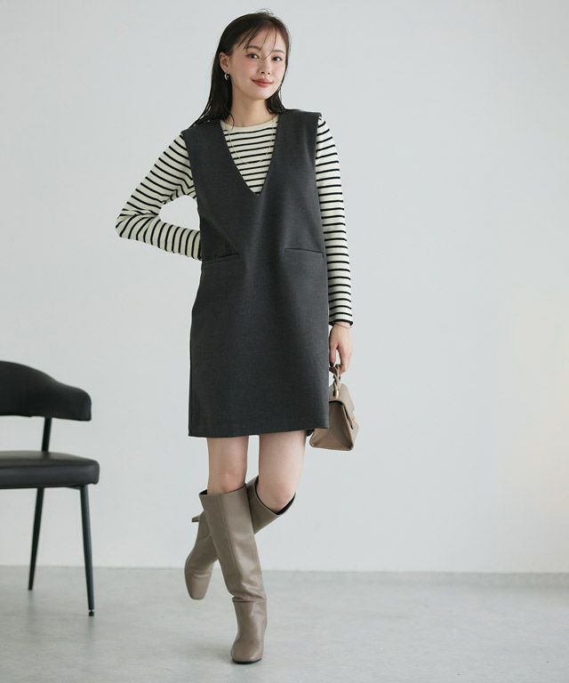 167cm / 杢チャコール / M