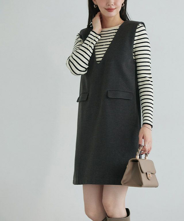 167cm / 杢チャコール / M