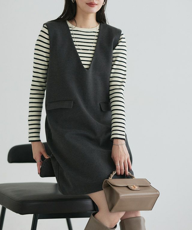 167cm / 杢チャコール / M