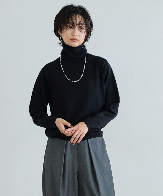 RASW]カシミヤタートルネックニット◇送料無料【Akaneさん着用アイテム
