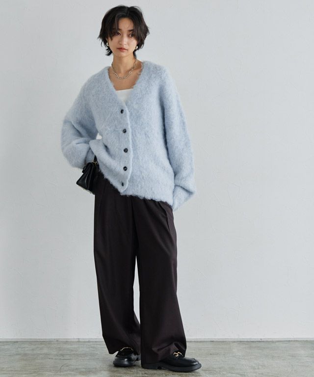 166cm / 杢ライトブルー / M