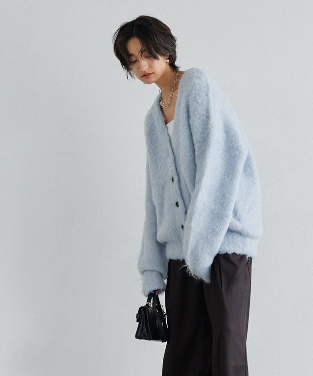 166cm / 杢ライトブルー / M