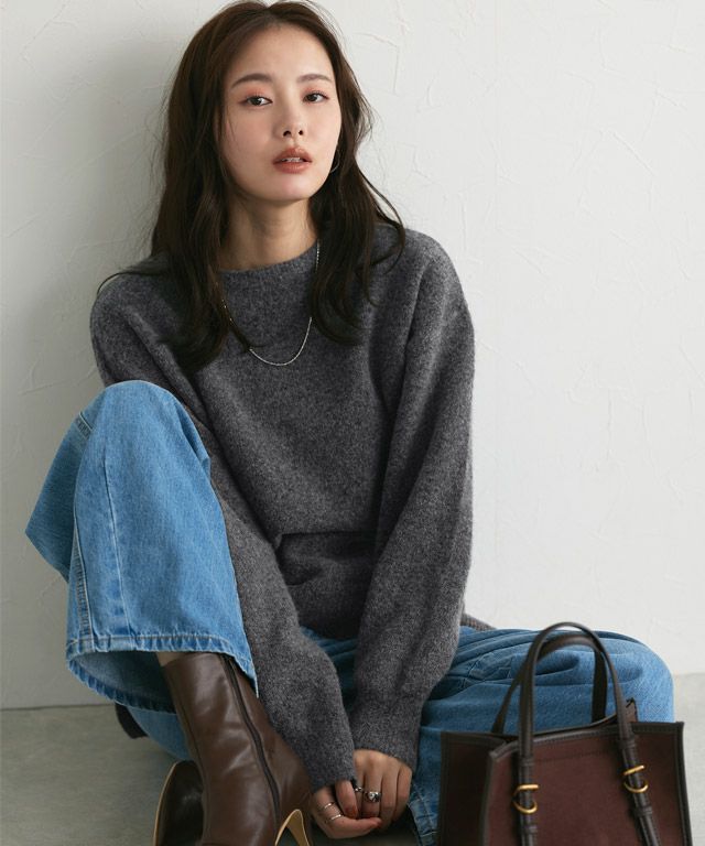 167cm / 杢チャコール / M