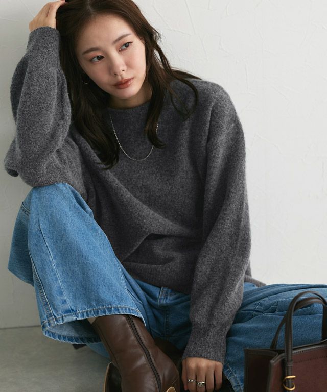 167cm / 杢チャコール / M