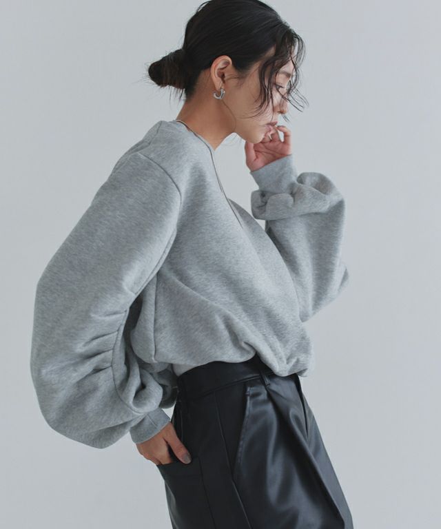 163cm / 杢グレー / M