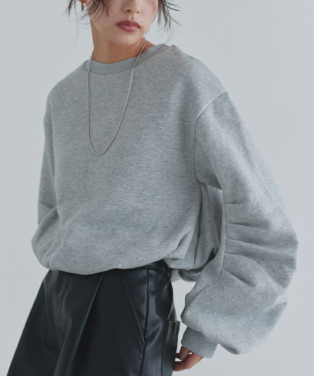 163cm / 杢グレー / M