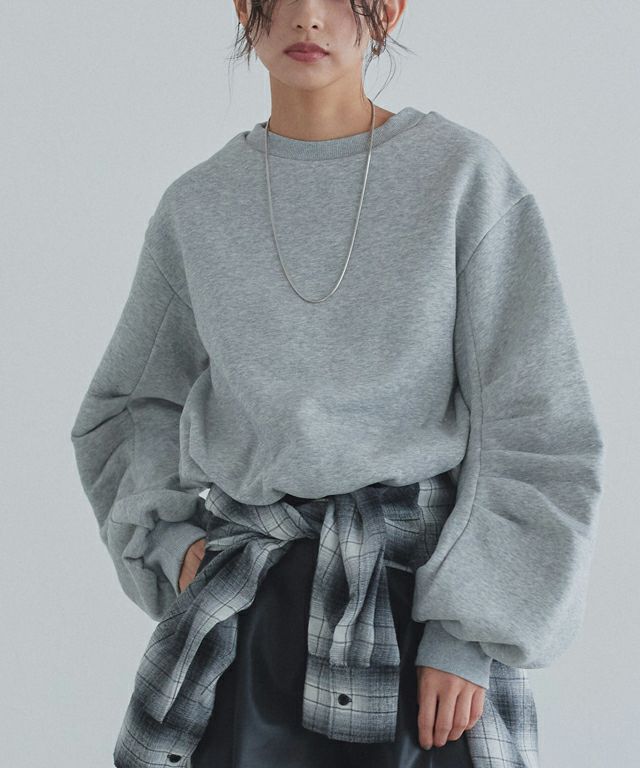 163cm / 杢グレー / M