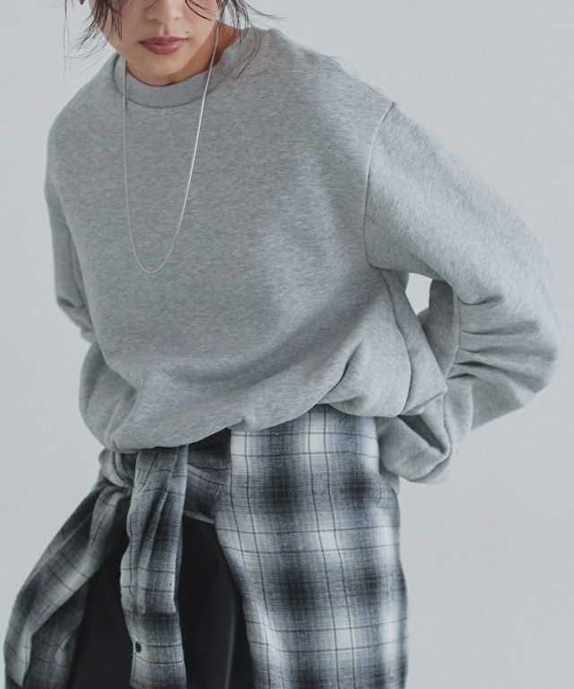 163cm / 杢グレー / M