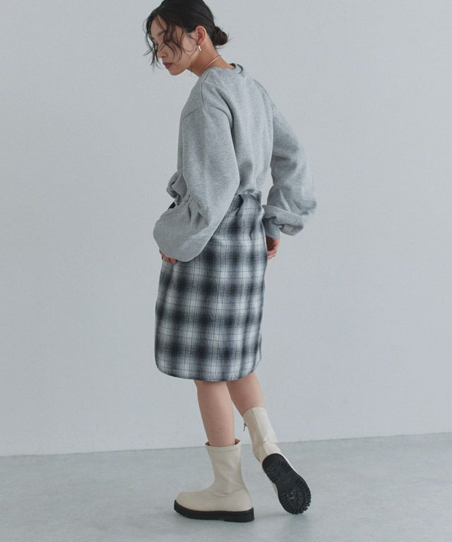 163cm / 杢グレー / M