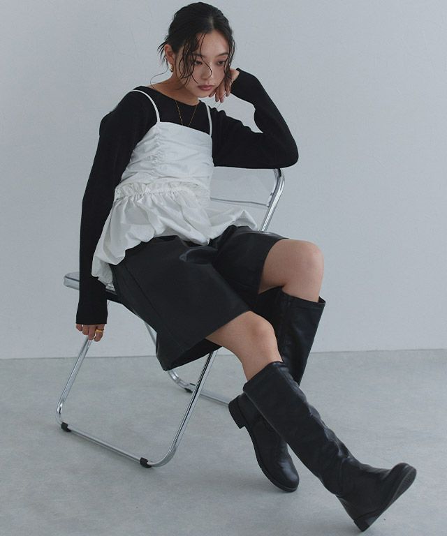 163cm / ブラック / M