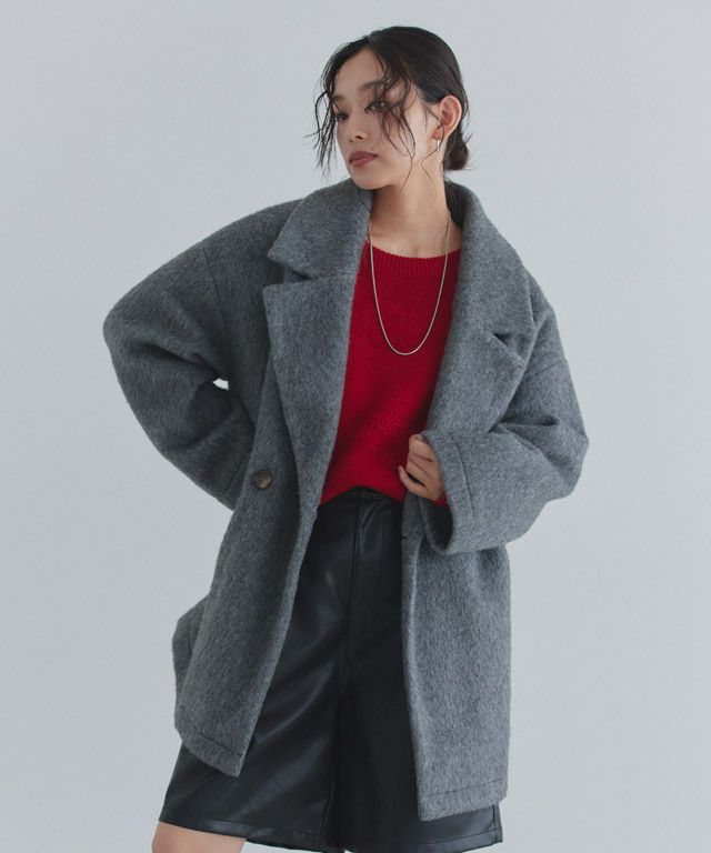 163cm / チャコール / M