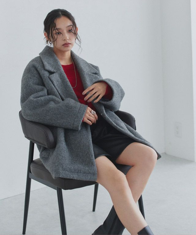 163cm / チャコール / M