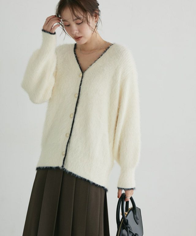 167cm / アイボリー×ブラック / M