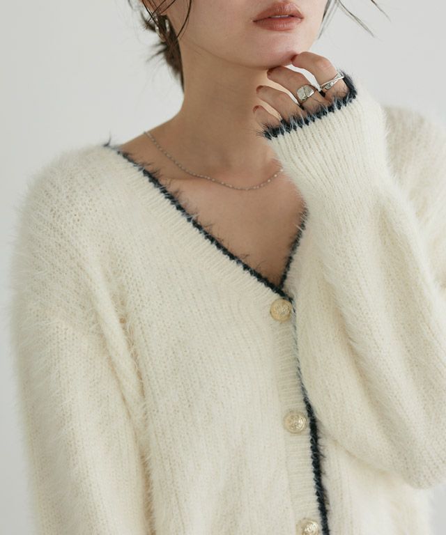 167cm / アイボリー×ブラック / M