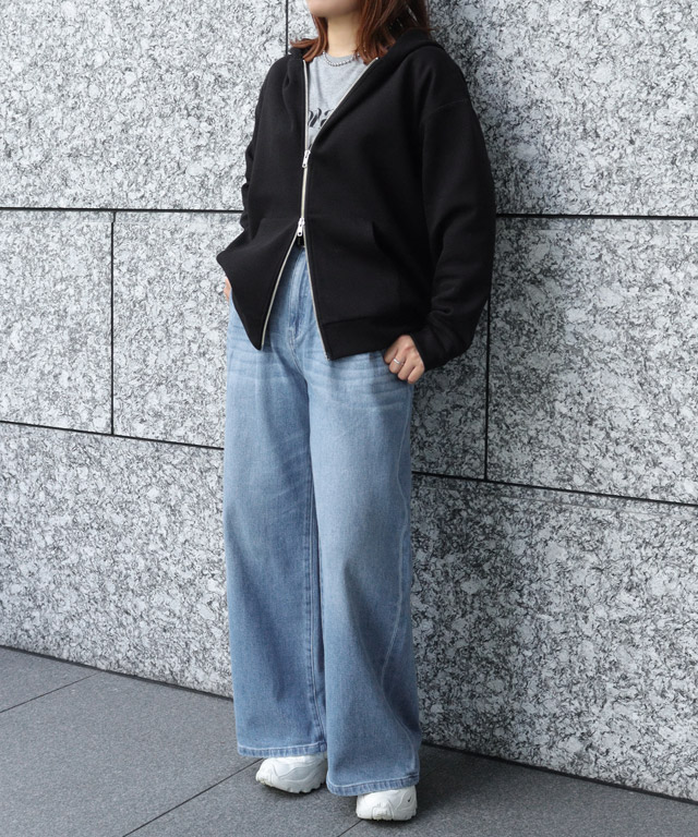 156cm / 杢グレー / M