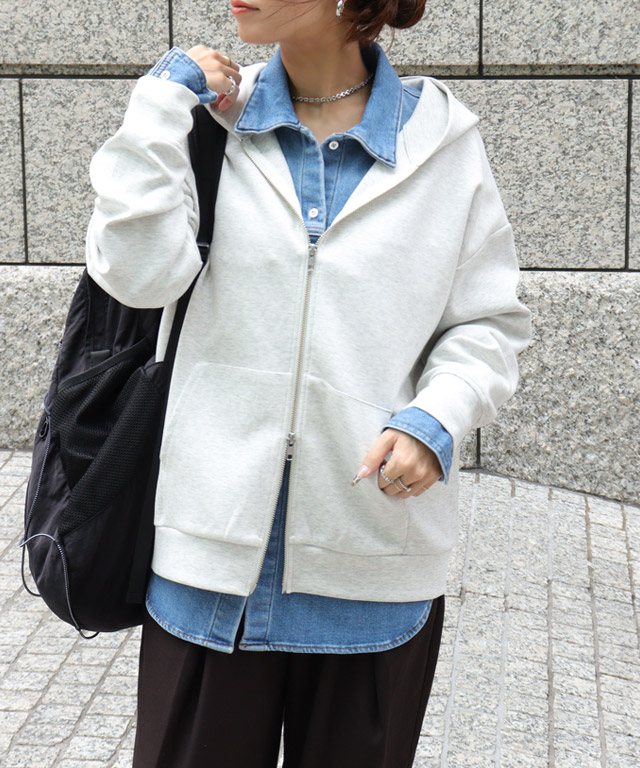 160cm / 杢グレー / M