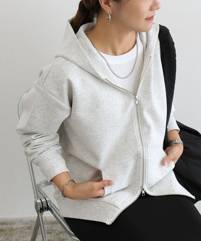 新品未開封　PIERROT LASTCIRCUS ジップアップパーカー L Pierrot パーカー スウェットジップパーカー レディース : ZOZOTOWN