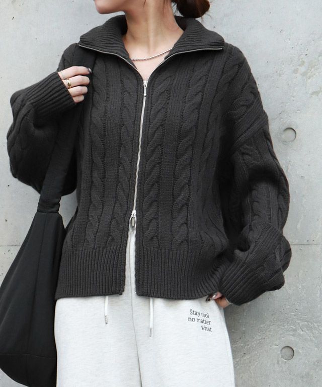 160cm / チャコール / M