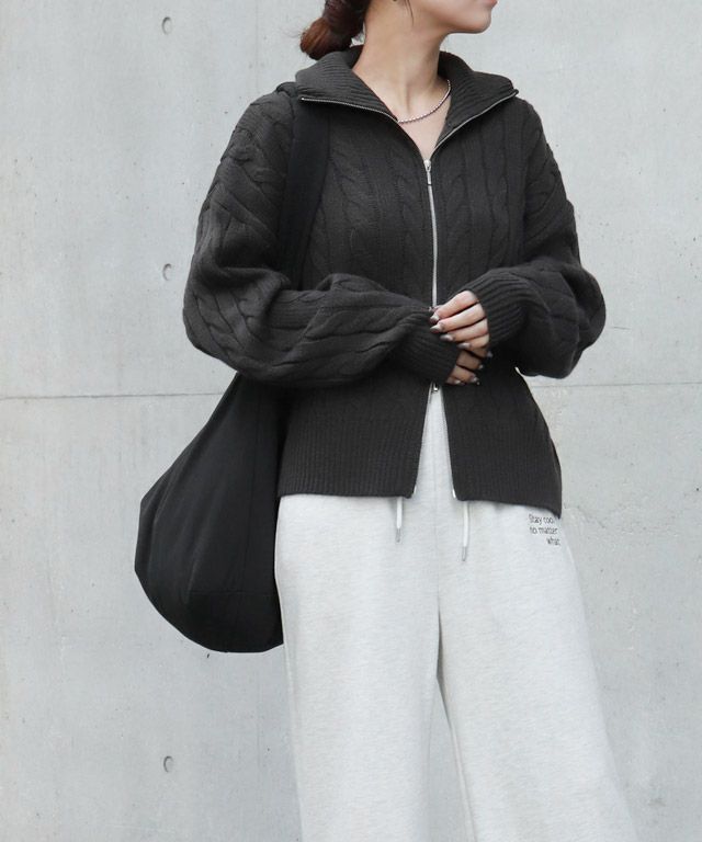 160cm / チャコール / M