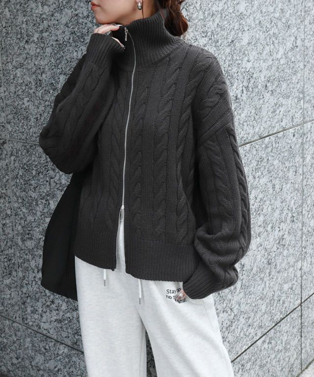 160cm / チャコール / M