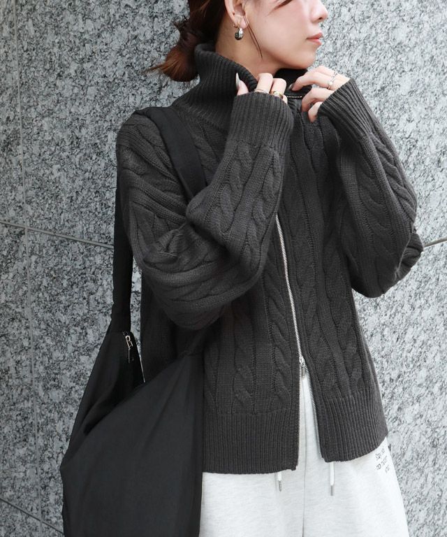 160cm / チャコール / M