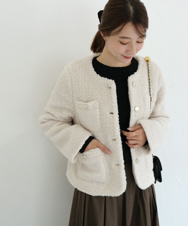 163cm / アイボリー / M