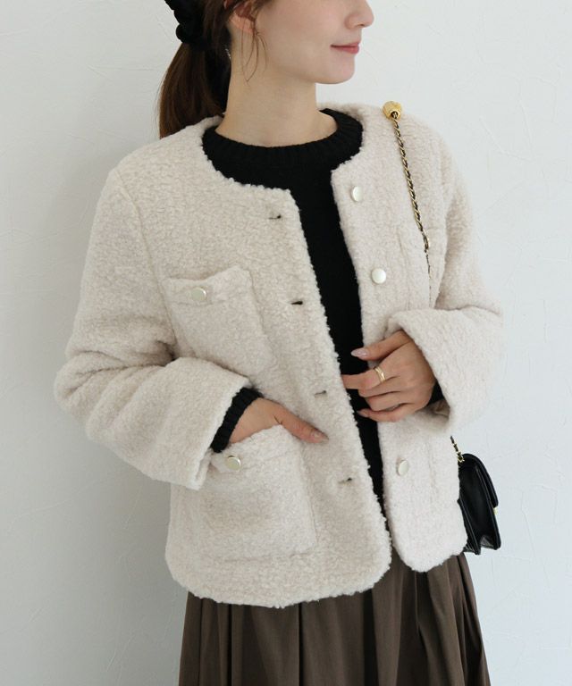 163cm / アイボリー / M