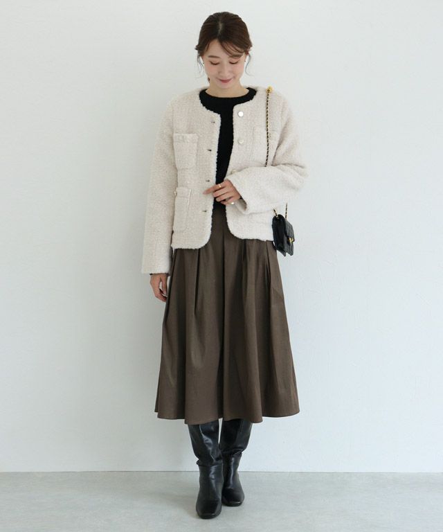 163cm / アイボリー / M