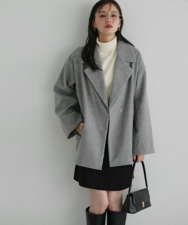 167cm / 杢グレー / M