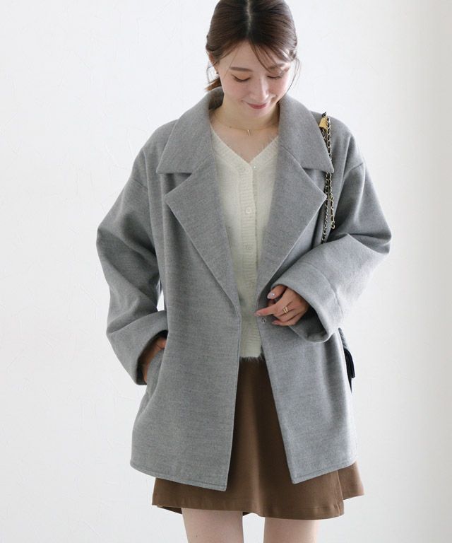 163cm / 杢グレー / M