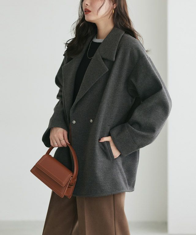 167cm / 杢チャコール / M