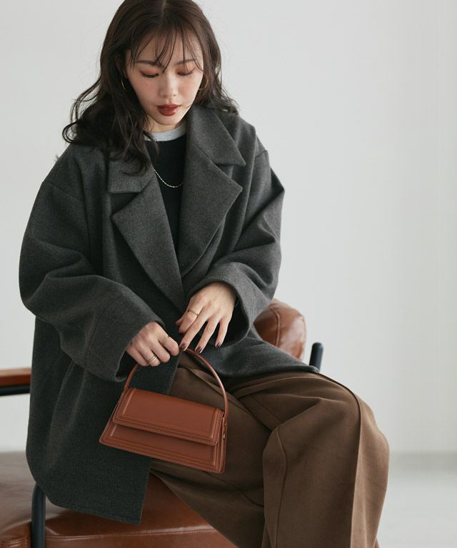 167cm / 杢チャコール / M