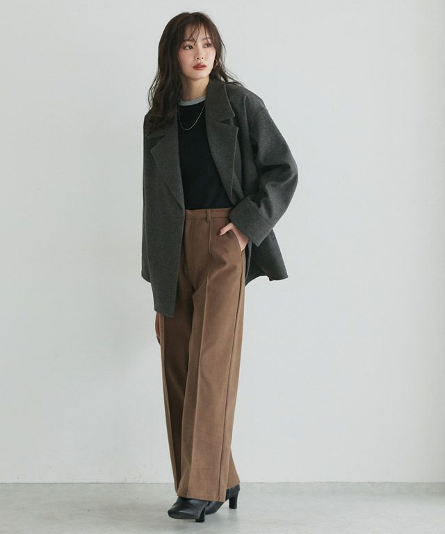 167cm / 杢チャコール / M