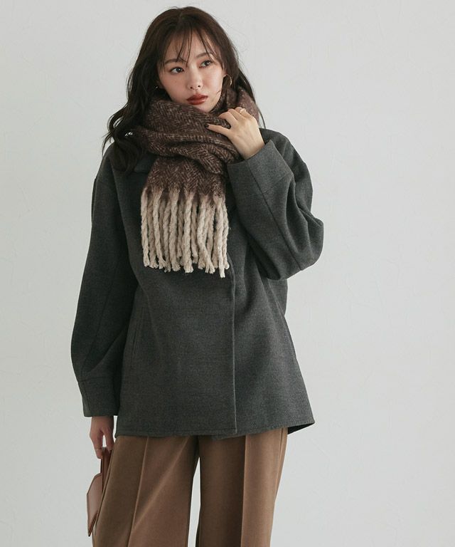 167cm / 杢チャコール / M