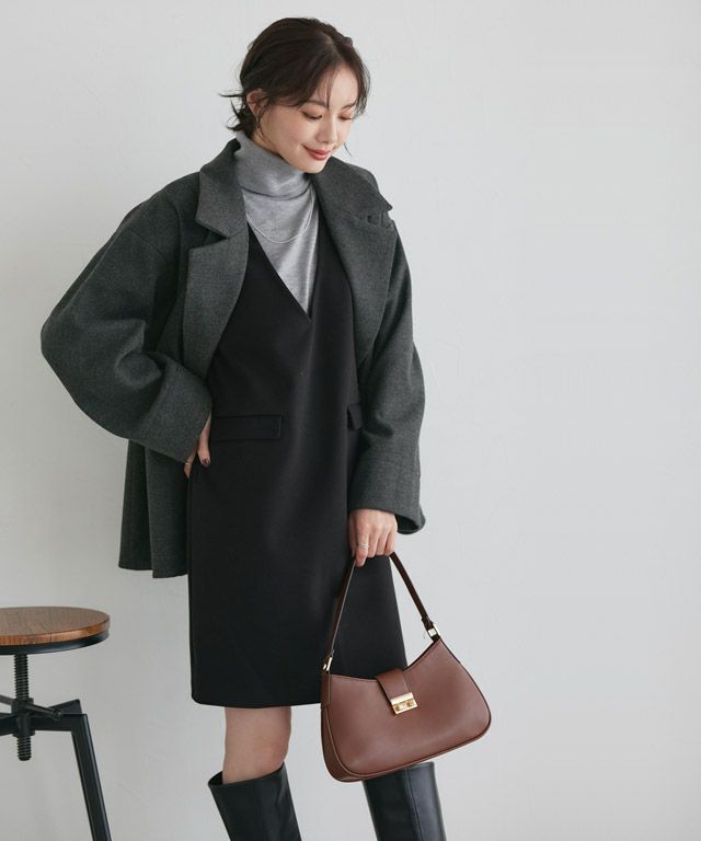 167cm / 杢チャコール / M