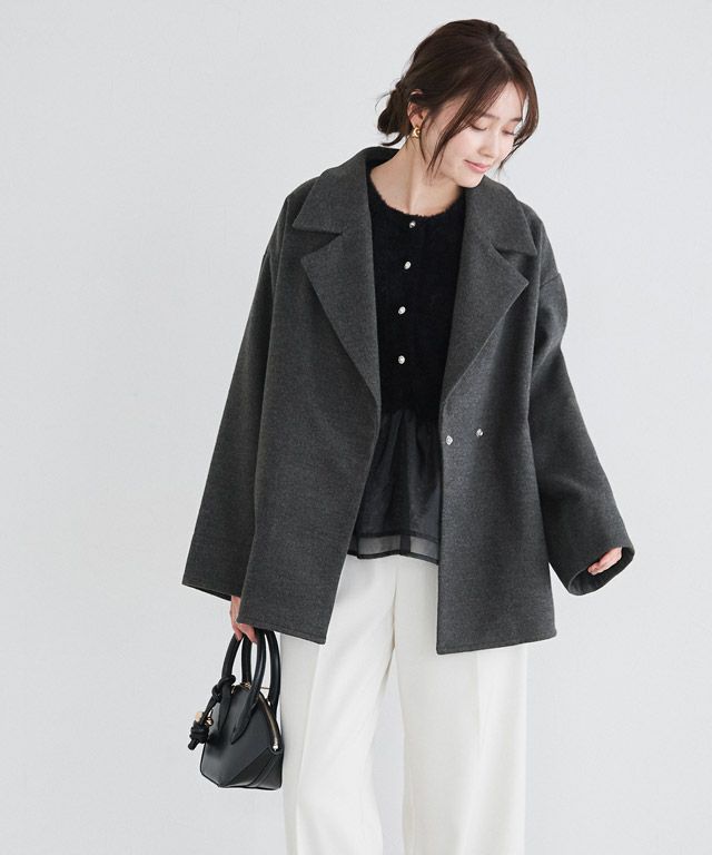 166cm / 杢チャコール / M