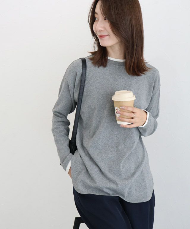 163cm / 杢グレー / M