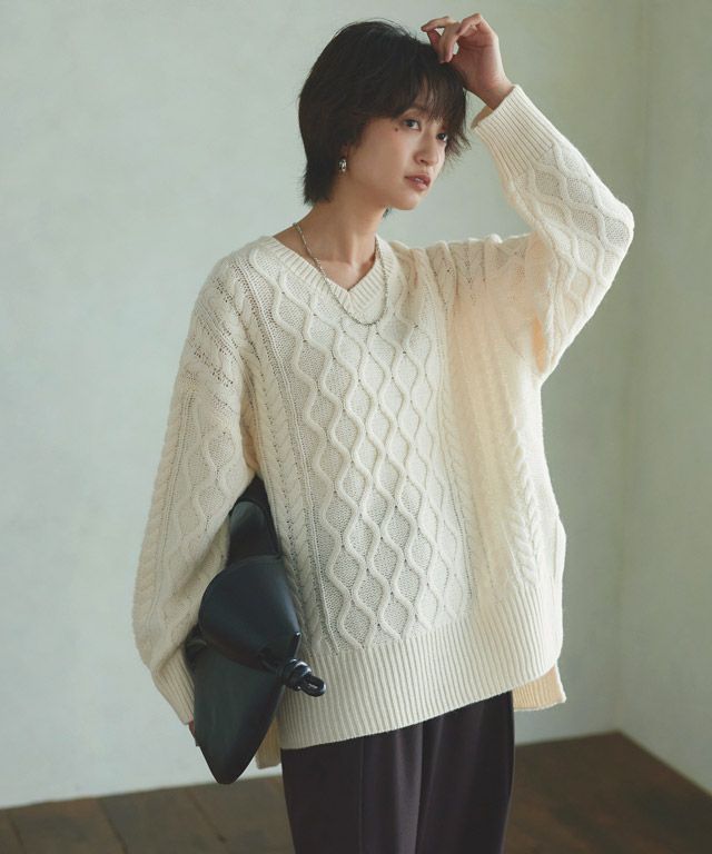 166cm / アイボリー / M