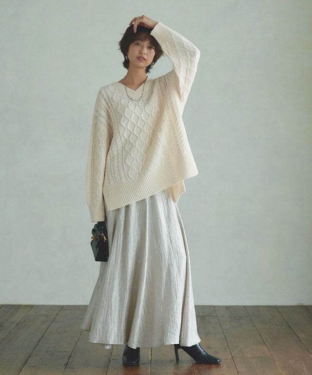 166cm / アイボリー / M