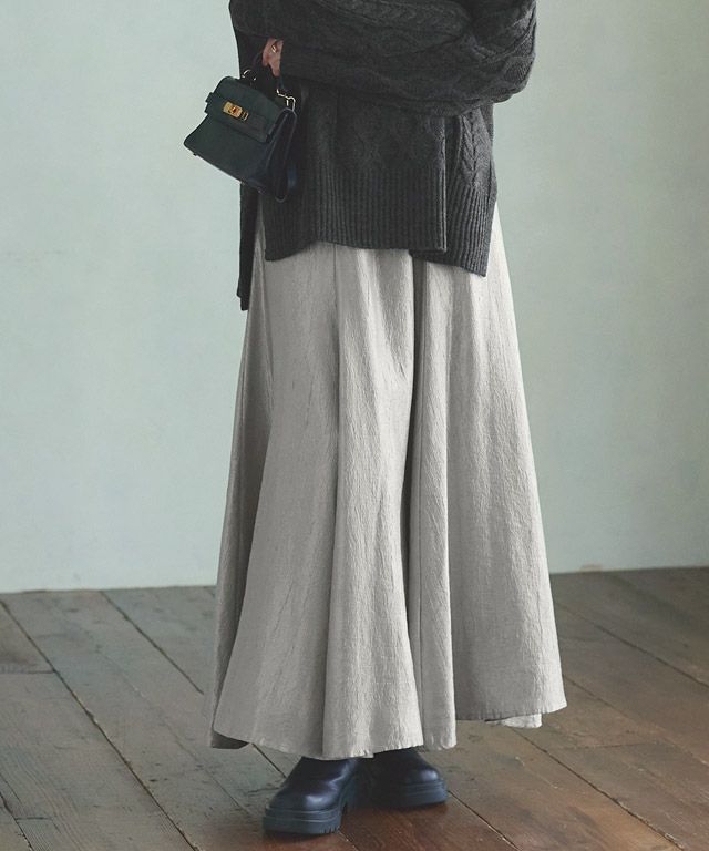 166cm / 杢ブラック×グレー / M