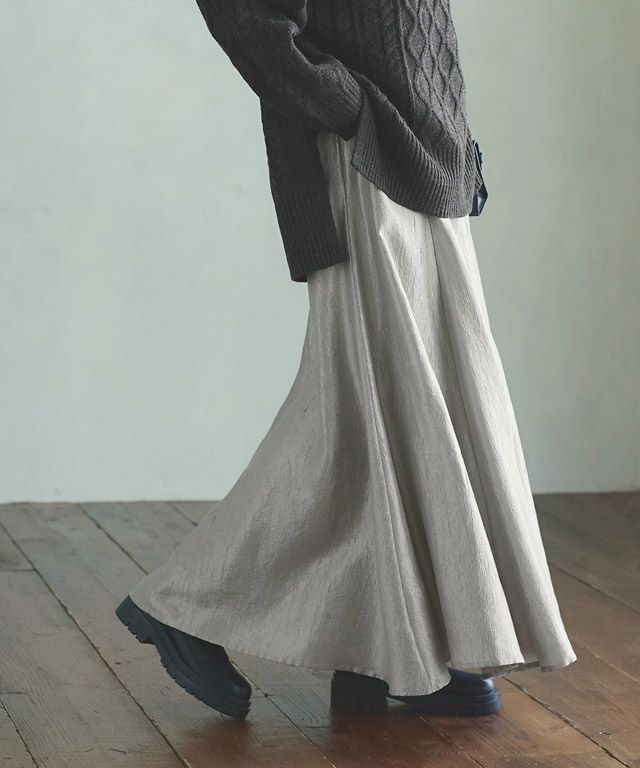 166cm / 杢ブラック×グレー / M