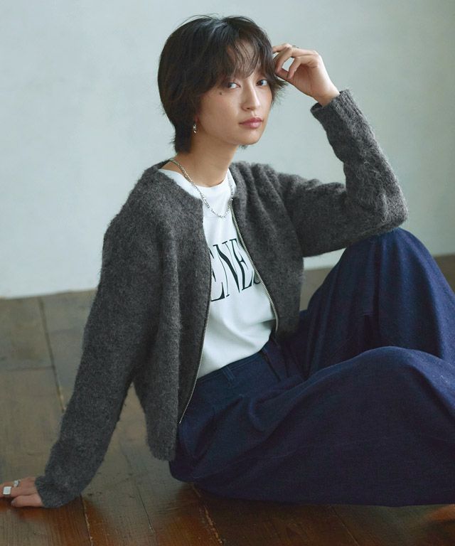 166cm / チャコール / M