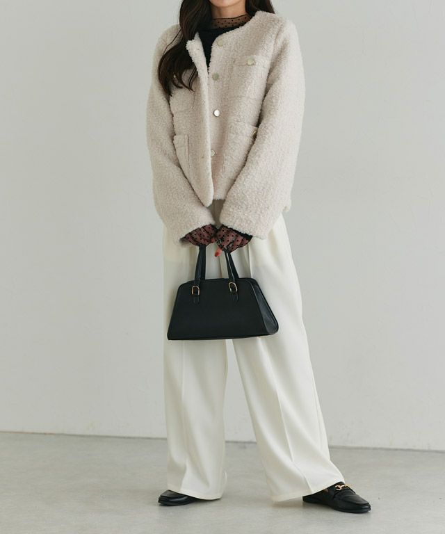 160cm / ドット / ブラック / M