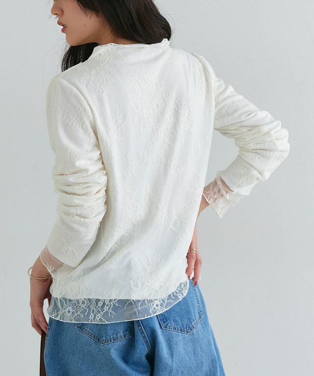 160cm / レース / アイボリー / M