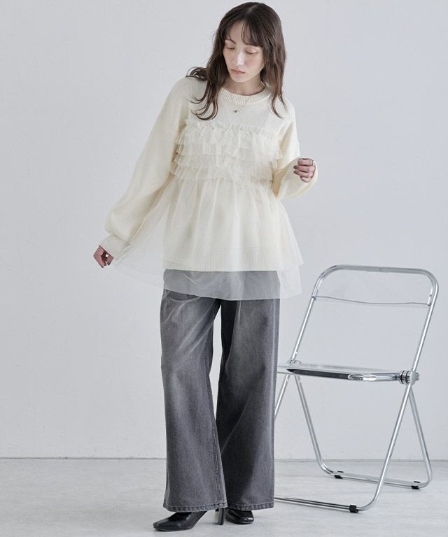 160cm / アイボリー / M