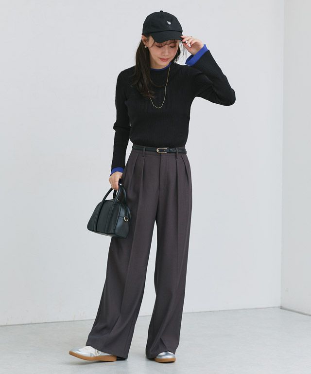 167cm / ブラック×ロイヤルブルー / M